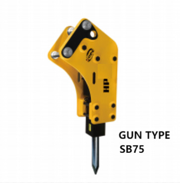 Uygulanabilir silah tipi kaya kazıcı hidrolik kırıcı alaşım çelik SB 75 4.5-7 ton kazıcı için SANY