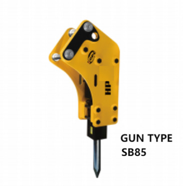 Uygulanabilir silah tipi kaya kazıcı hidrolik kırıcı alaşım çelik SB 85 kazıcı SANY, XCMG,LONKING,DOOSAN için 7-14 ton