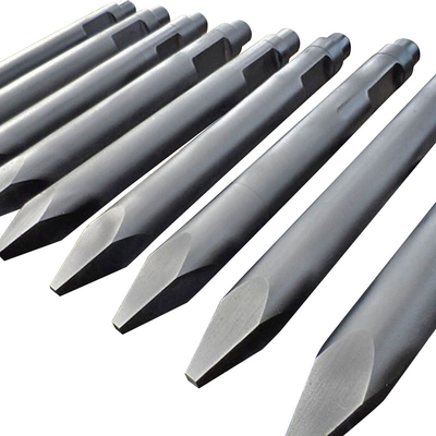HP-CHI-40 Hidrolik kırıcı aksesuarları 40mm Çekiç Çizel Koyu Siyah
